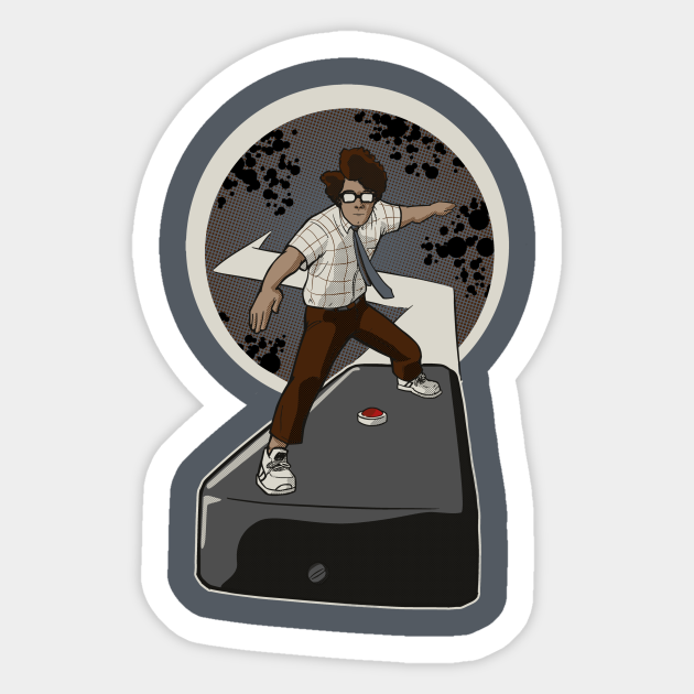 The Internet Surfer - Tv - Sticker