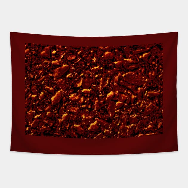 Lava Hot Surface Tapestry by mavicfe