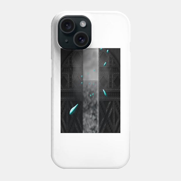 Secret Door-Liquid blue- Phone Case by piksimp