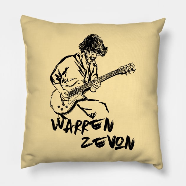 Zevon Pillow by Erena Samohai