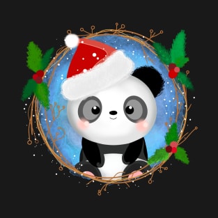 Cute little Christmas Panda T-Shirt