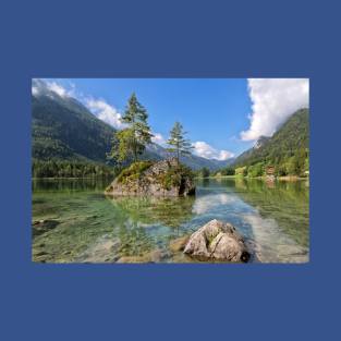 Trees on a Rock, Hintersee T-Shirt