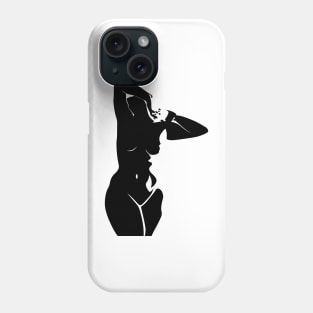 woman silhouette Phone Case