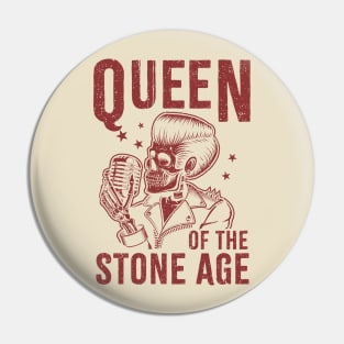Retro queen of the stone age Pin