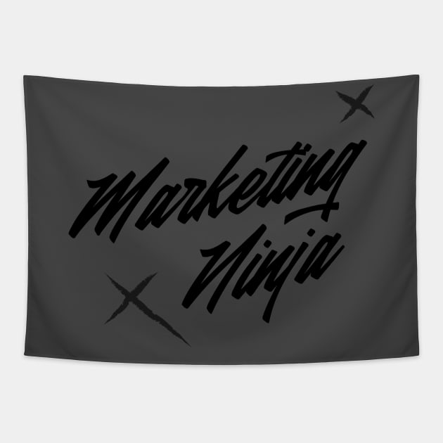 Marketing Ninja Tapestry by Inspire Creativity