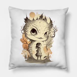 Mystical fantasy character. Pillow