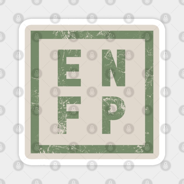 ENFP Extrovert Personality Type Magnet by Commykaze