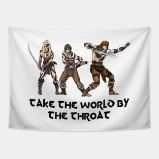 Take The World By The Throat Tapestry