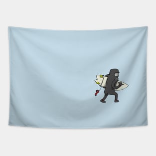 Ice Cold Zombie Patrol Tapestry