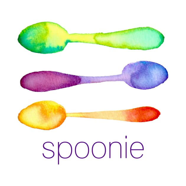 Spoonie (Three Watercolor Spoons) by KelseyLovelle