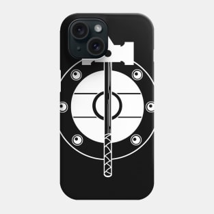 Hammer & Shield - Original Logo Banner Sigil - Light Design for Dark Shirts Phone Case