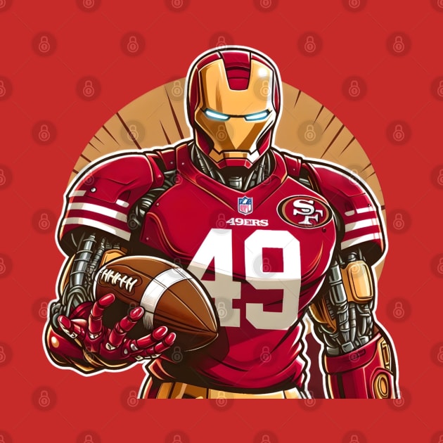 The iron 49er #2 mashup fan art by HELLAHIGH TEEZ