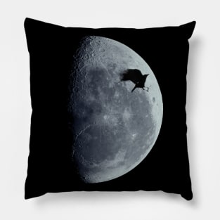 Half Moon and Crow Pillow