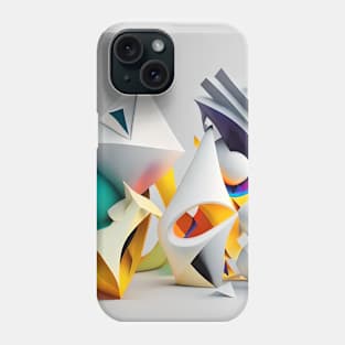 Abstract on the grey background Phone Case