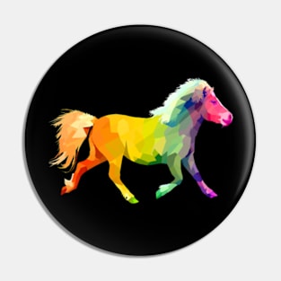 Rainbow Pony Pin