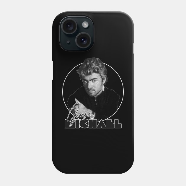 Retro George Michael 80s Icon Tribute Phone Case by darklordpug