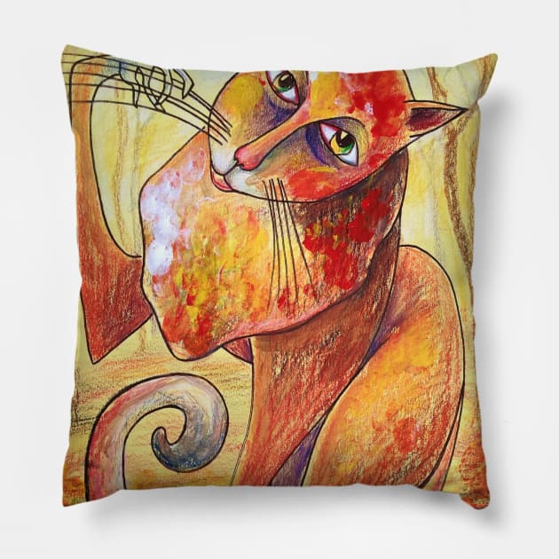 AUTUMN SERENADE Pillow by Eli7