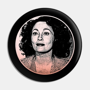 Joan Crawford - Mommie Dearest // Gradients Drawing Artwork Pin