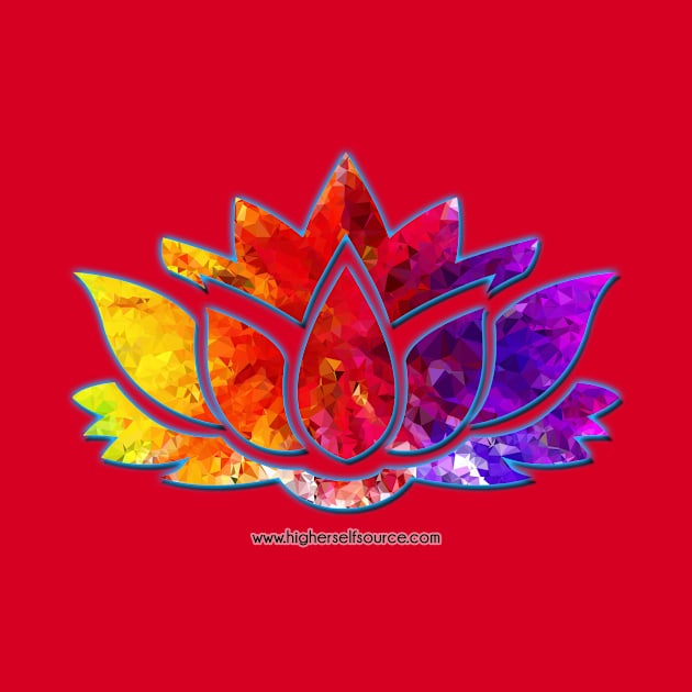 Glowing Lotus Flower by HigherSelfSource