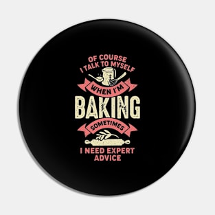 Funny Baking Lover Baker Gift Pin