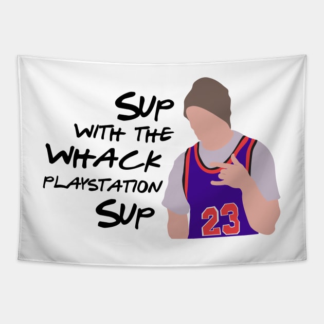 Sup with the whack play station sup Tapestry by calliew1217