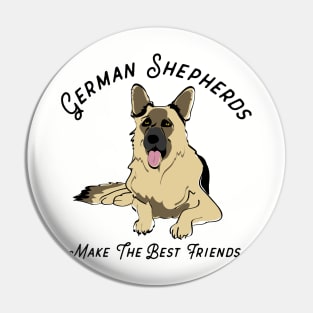 German Shepherd Dog Fan Dog Lover Gifts Pin