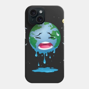 Crying Earth Phone Case