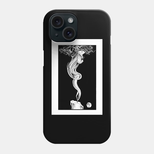 Ferret Flame Phone Case by Nat Ewert Art