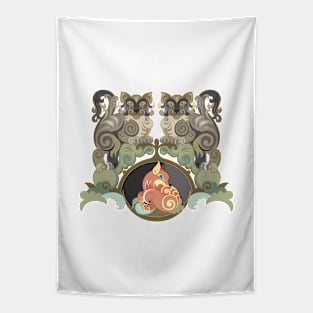 Cats ornament Tapestry