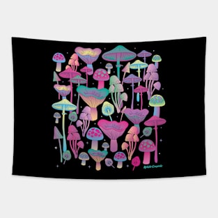 Magic Mushrooms Tapestry