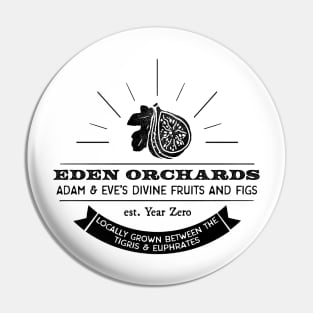 Adam and Eve's Eden Orchards Pin