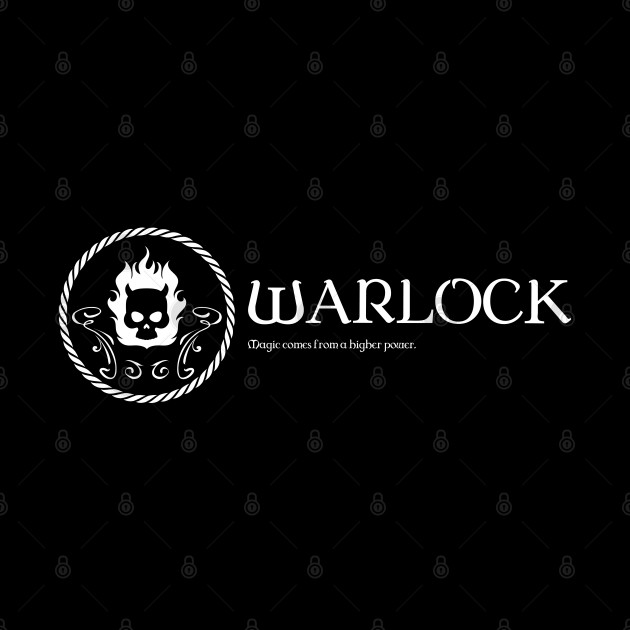 Warlock Character Class TRPG Tabletop RPG Gaming Addict - Warlock - Phone Case