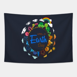 Earth Day the Four Seasons Tapestry