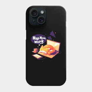 Catnap on the Job Phone Case