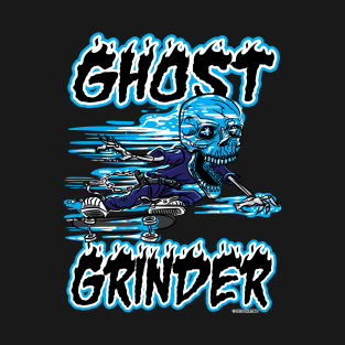 Ghost Grinder Skateboarder T-Shirt