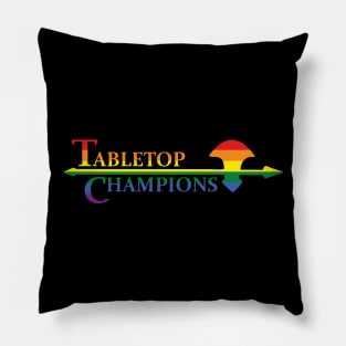 Tabletop Champions Pride Logo Pillow