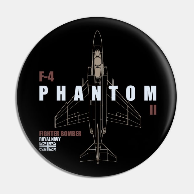 Royal Navy F-4 Phantom Pin by TCP