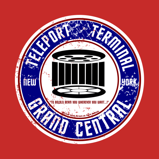 GRAND CENTRAL TELEPORT TERMINAL by KARMADESIGNER T-SHIRT SHOP