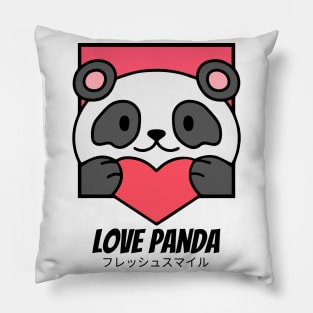 Love Panda Valentines Gift Idea Pillow