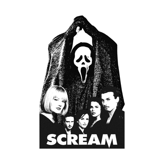 Scream Ghostface Killer Halloween Horror Merch by stargirlx