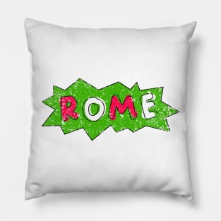 Rome Italy Flag Pillow