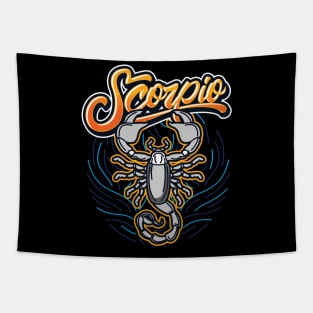 Zodiac SCORPIO Fingerprint Series Tapestry