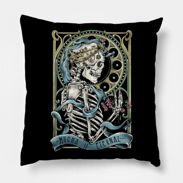 mucha forever Pillow by alan.maia