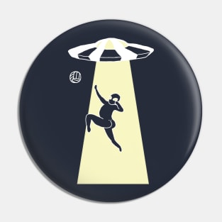 Thicc Alien Volleyball Pin