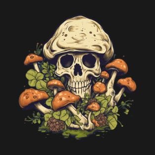 Psychedelic Shroom Skull T-Shirt