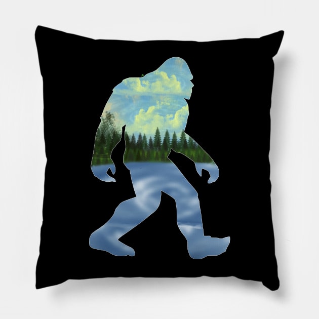 Big Foot Pillow by jimmygatti