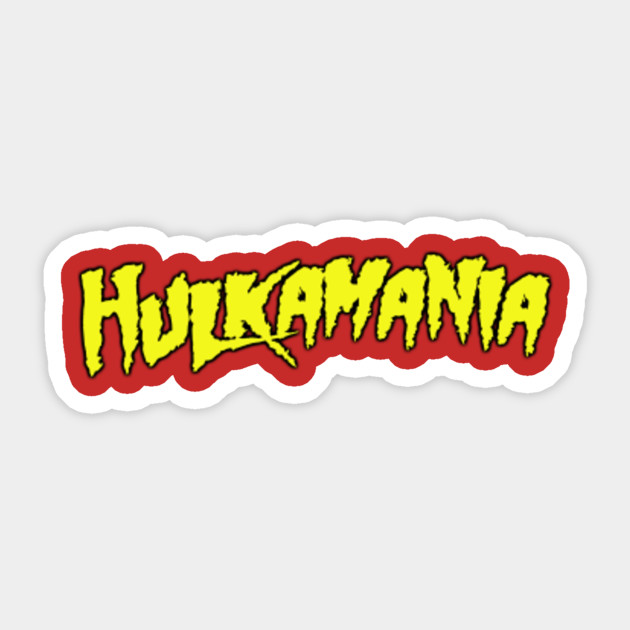 hulkamania hulkamania sticker teepublic