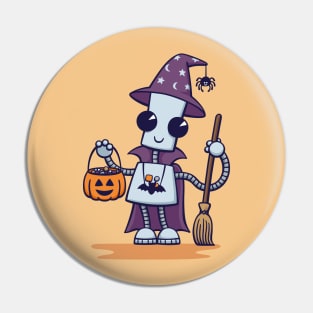 Ned's Halloween Witch Pin