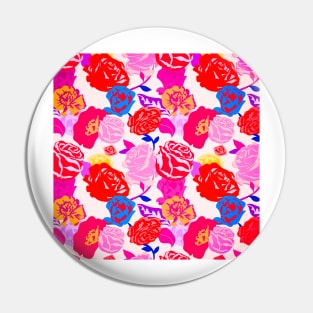 Rose pattern Pin