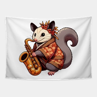 Possum saxophone player Tapestry